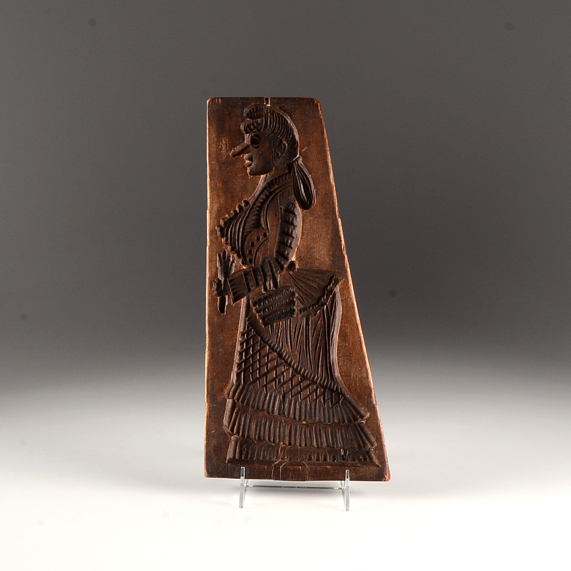 Antique Wood Gingerbread Mold