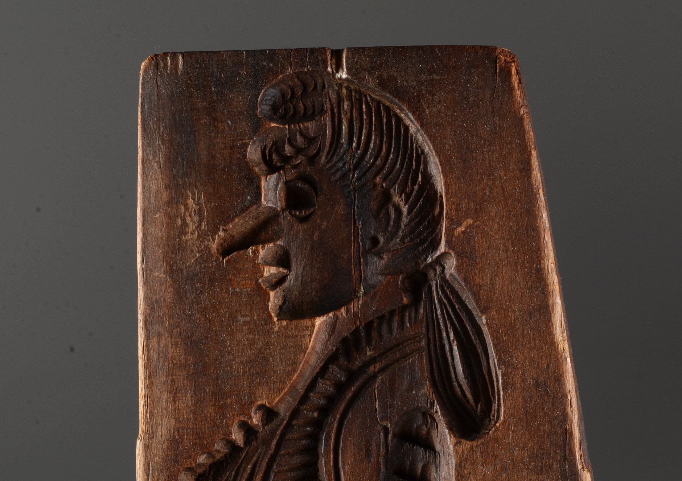 Antique Wood Gingerbread Mold