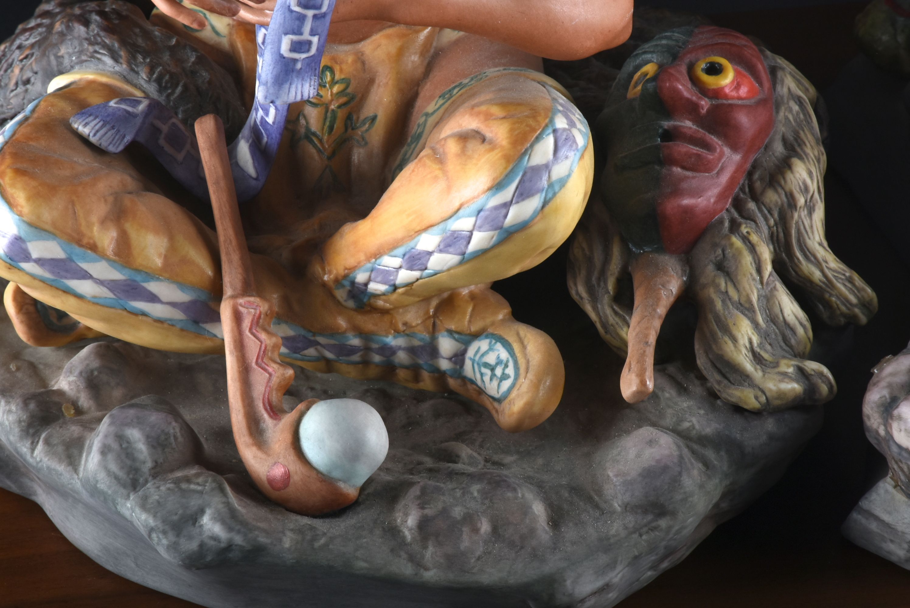 Cybis Porcelain "Iroquois-At the Council Fire" Figurine