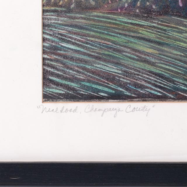 Barb Weinert McBee Signed Artist Proof Impressionist Relief Print