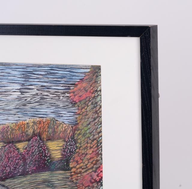 Barb Weinert McBee Signed Artist Proof Impressionist Relief Print