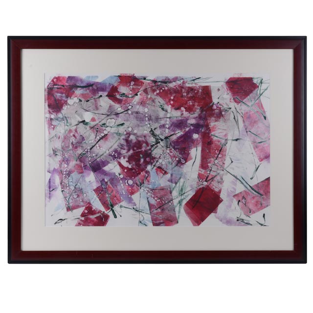 Jen Eastridge Original Abstract Monoprint