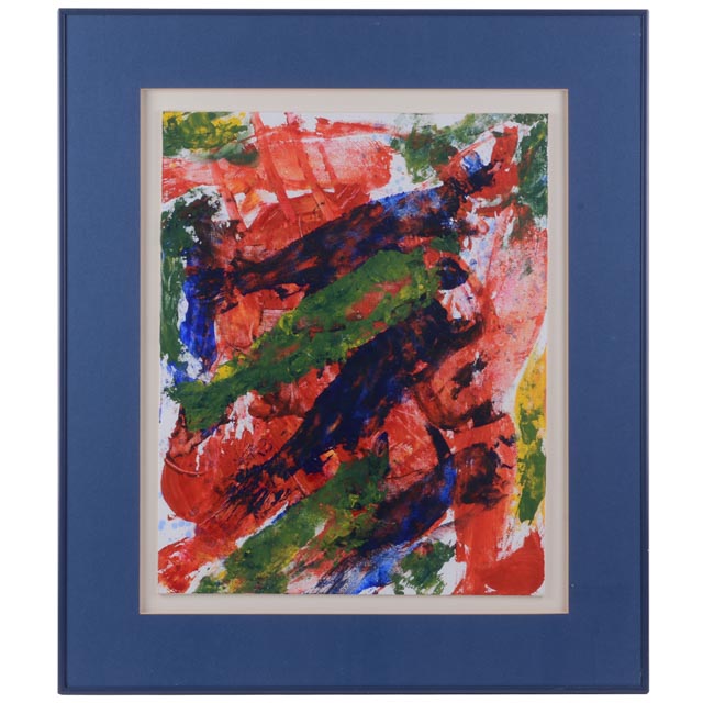 Original Abstract Acrylic by Dr. Pamela "P.K." Smith "Upstream"