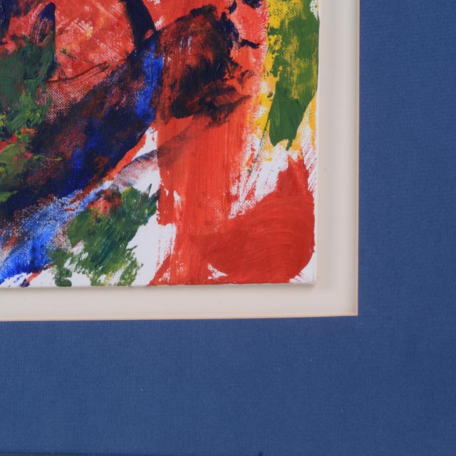 Original Abstract Acrylic by Dr. Pamela "P.K." Smith "Upstream"