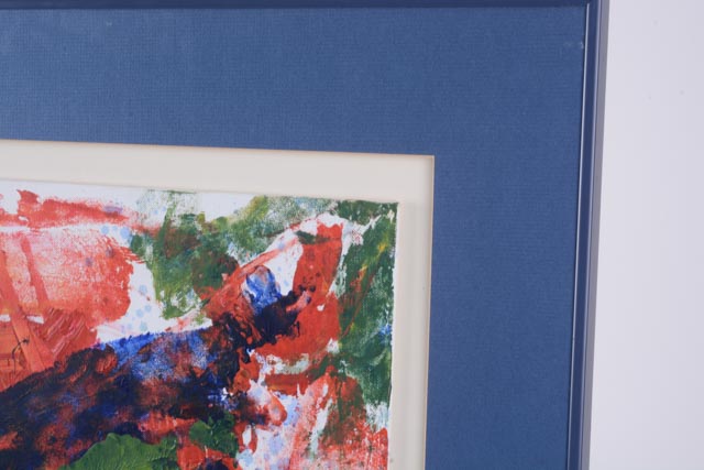 Original Abstract Acrylic by Dr. Pamela "P.K." Smith "Upstream"