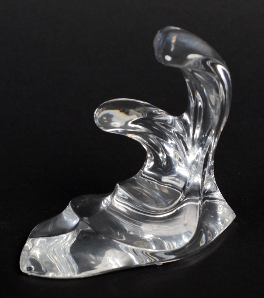 Swarovski Crystal Dolphin and Wave