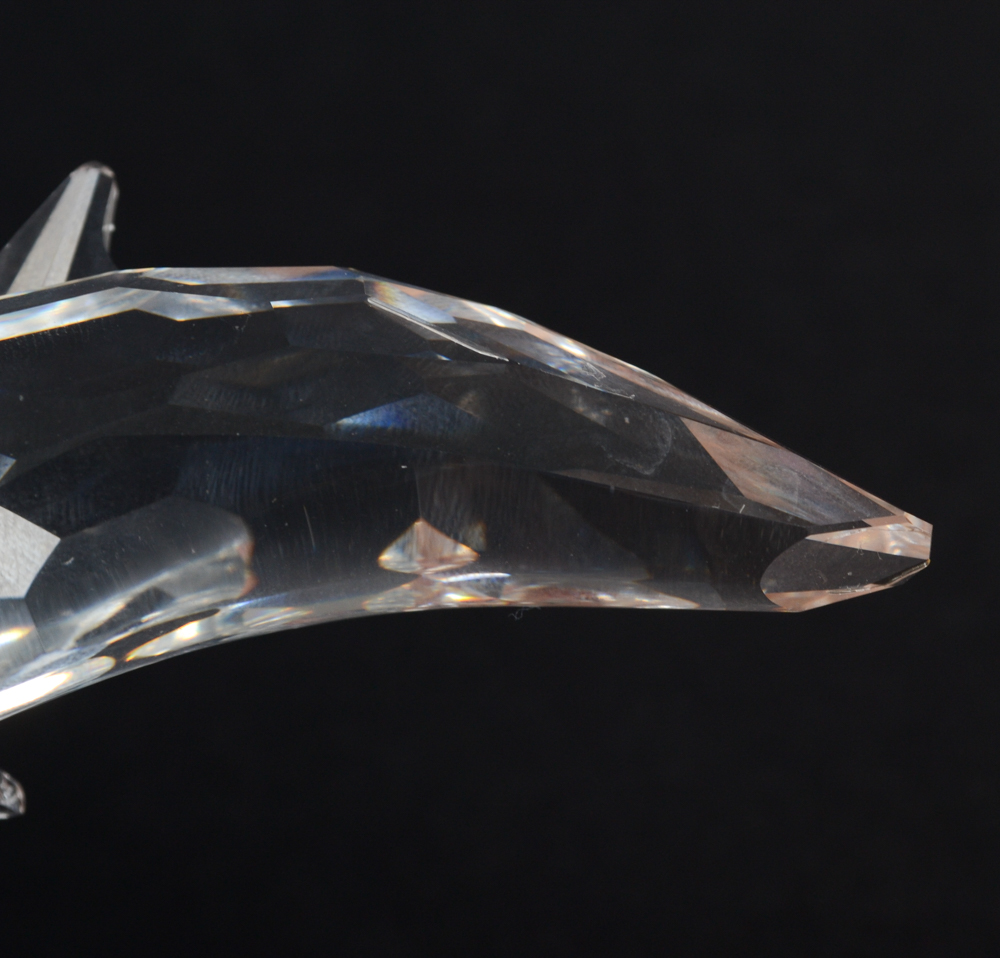 Swarovski Crystal Dolphin and Wave