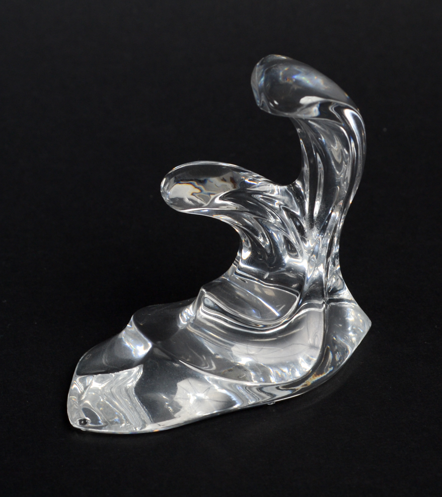 Swarovski Crystal Dolphin and Wave