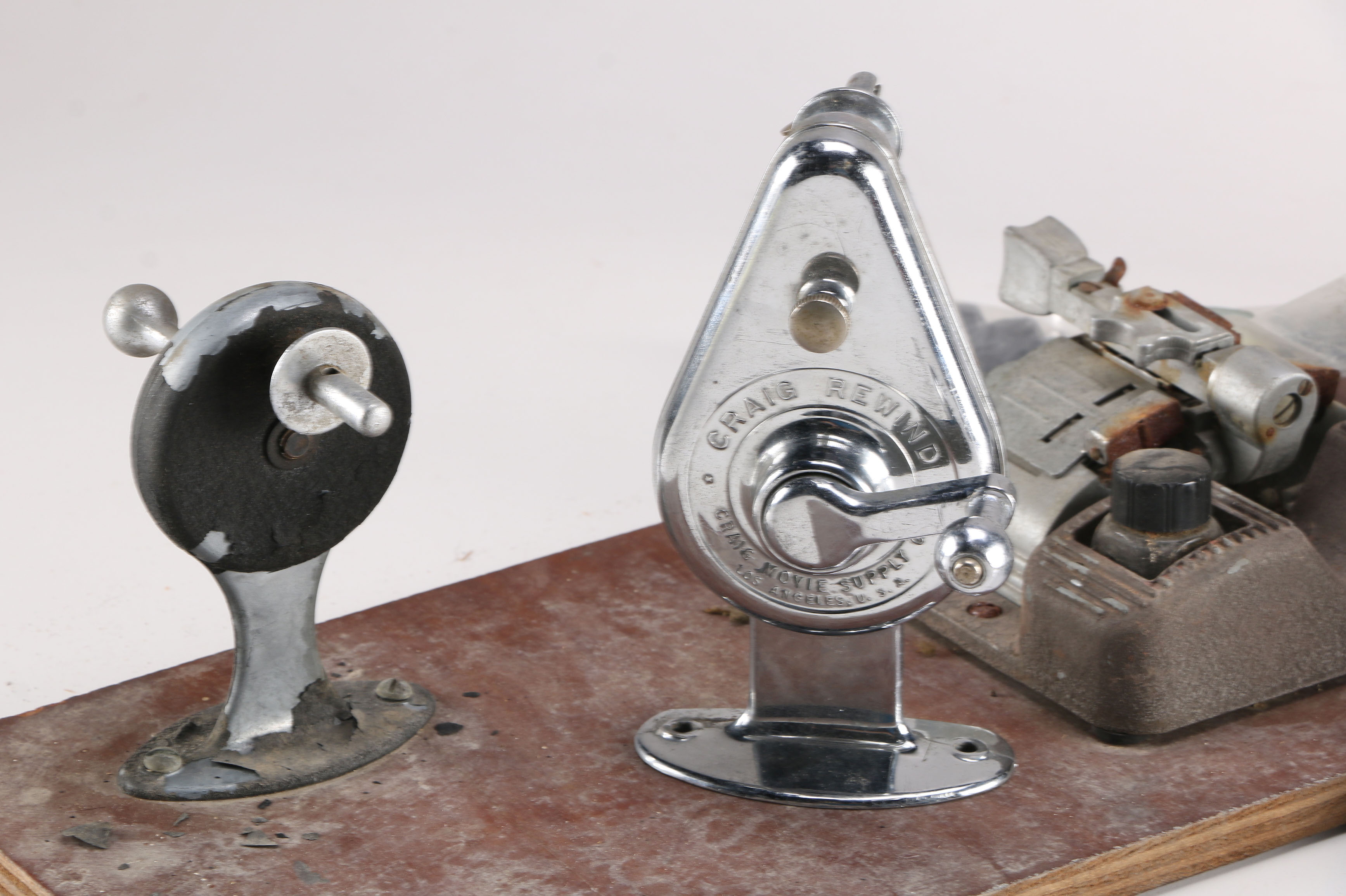 Vintage Film Splicers With Cine-Kodak Editing Viewer