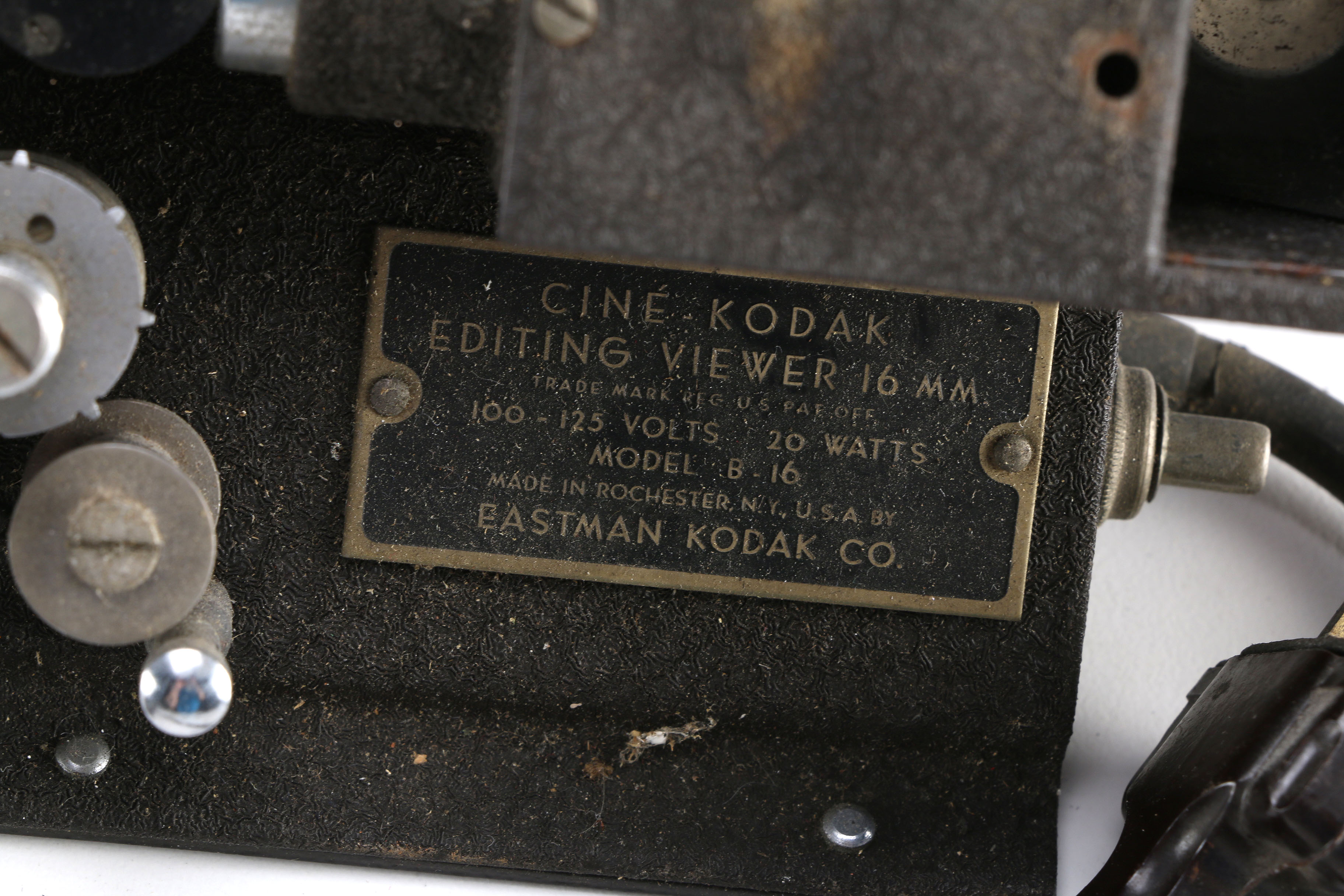 Vintage Film Splicers With Cine-Kodak Editing Viewer