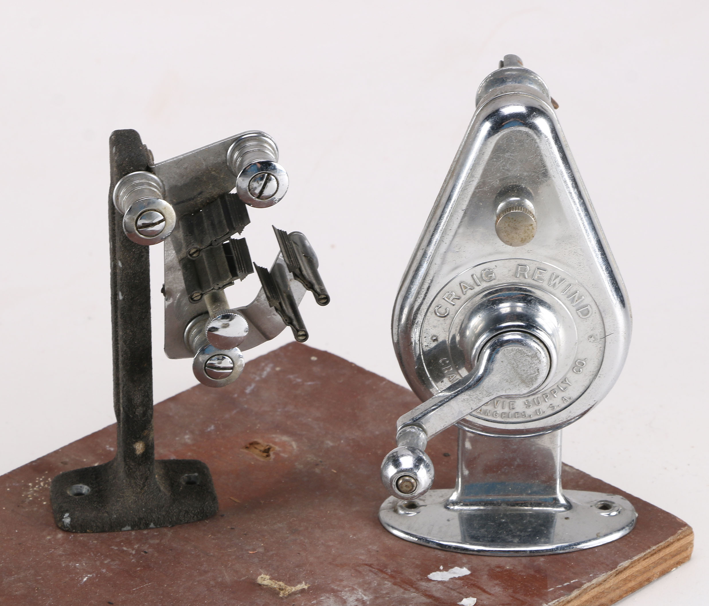 Vintage Film Splicers With Cine-Kodak Editing Viewer