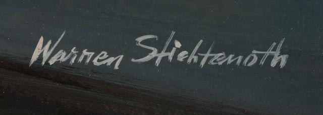 Warren Stichtenoth Original Oil on Board