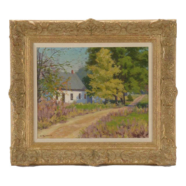 George A. Mock Original Oil Painting on Board