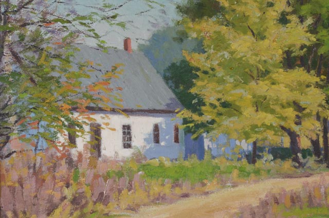 George A. Mock Original Oil Painting on Board