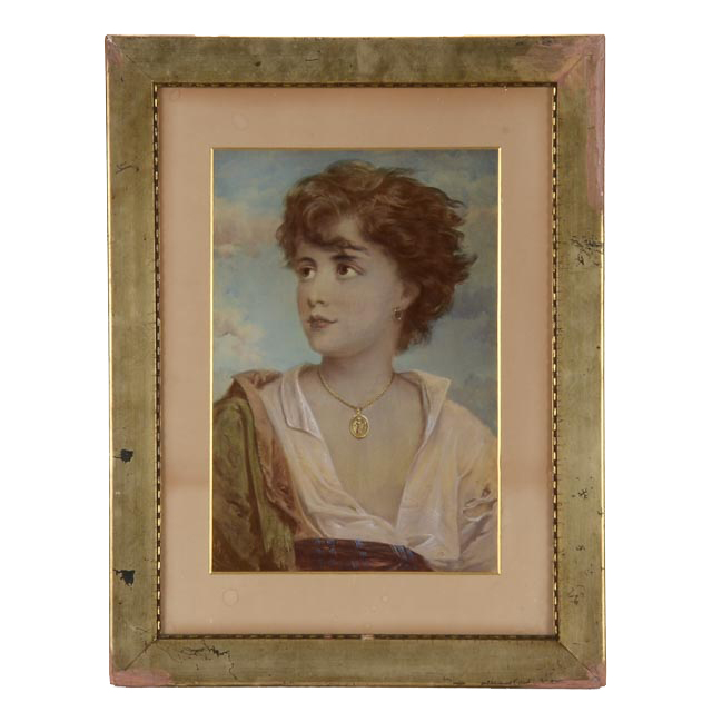 Hand-Tinted Photograph After a Gustav Ludwig Chromolithograph