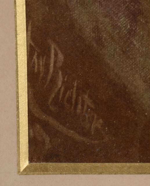 Hand-Tinted Photograph After a Gustav Ludwig Chromolithograph