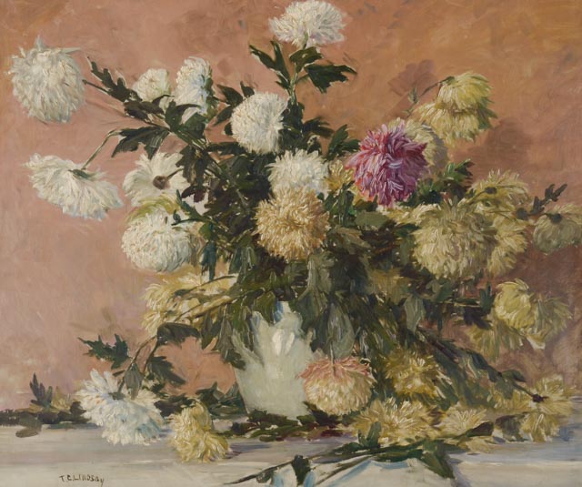 Thomas Corwin Lindsay Original Oil on Board