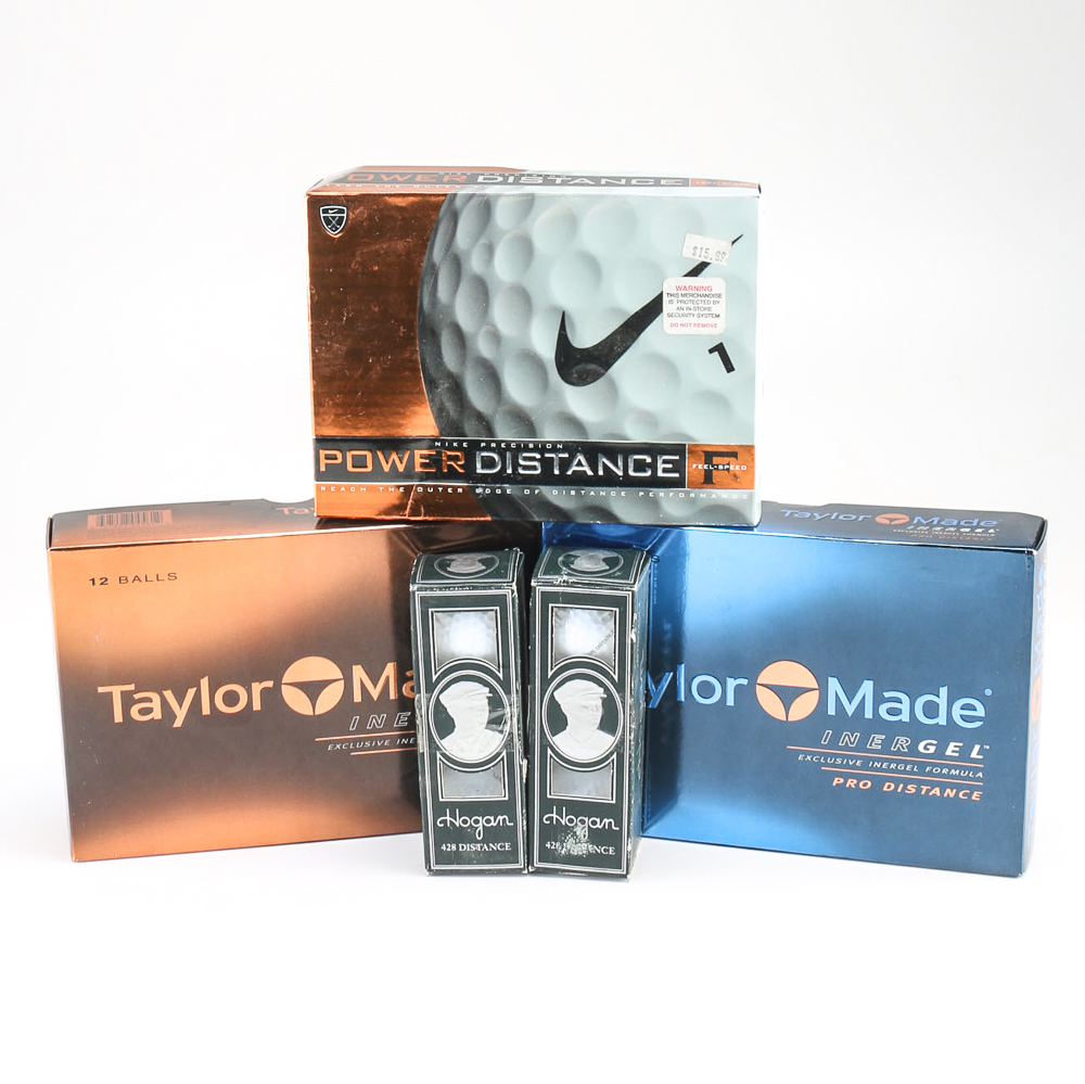 Nike and Hogan Golf Ball Collection