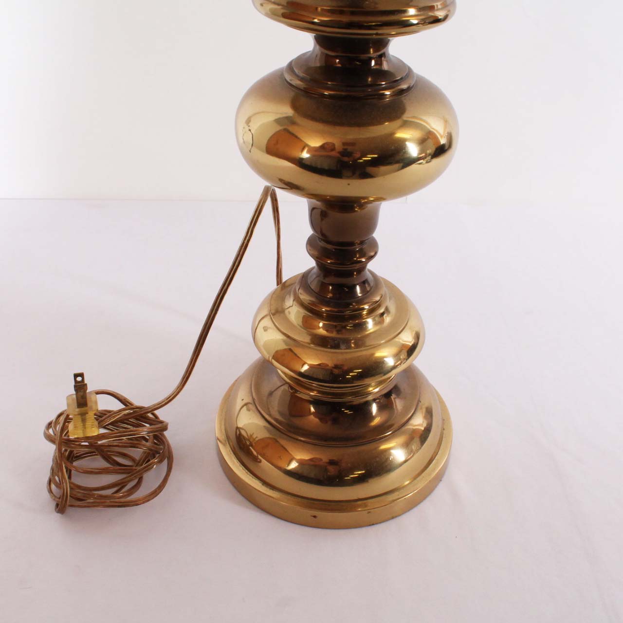 Vintage Tall Brass Lamp