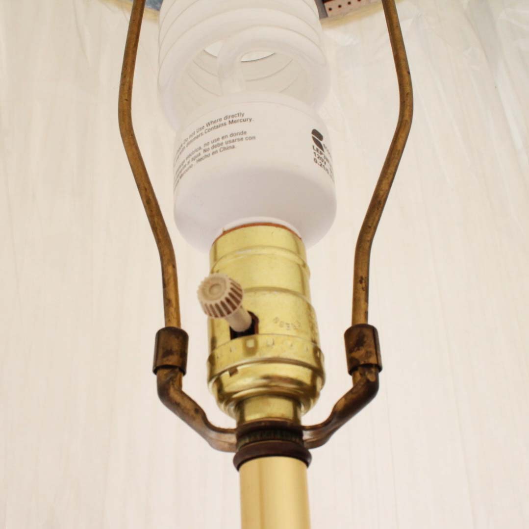 Vintage Tall Brass Lamp