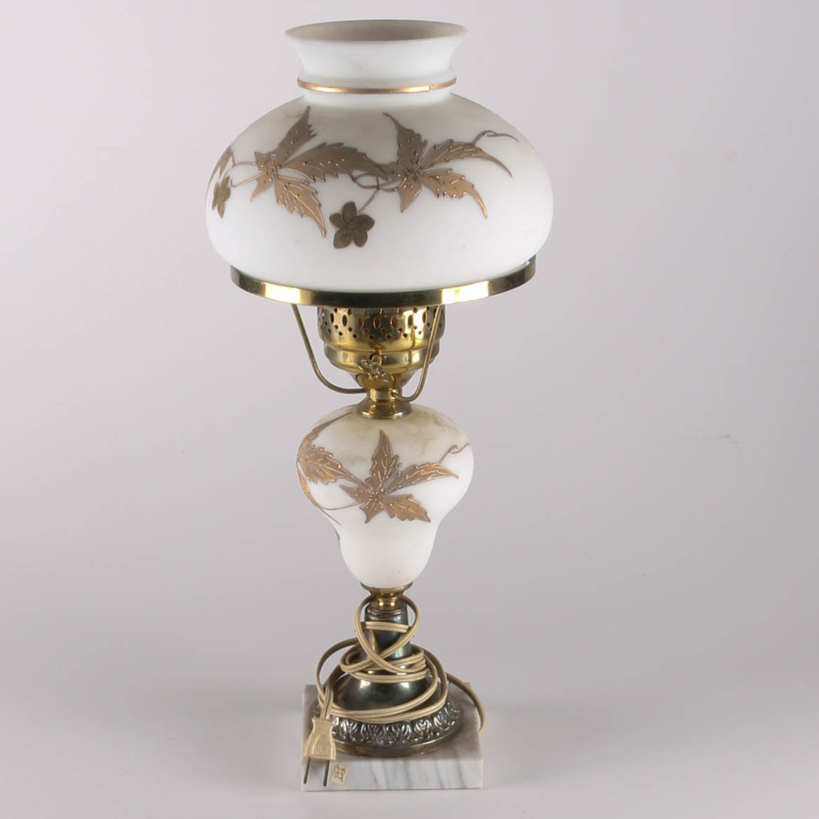 Embellished Victorian Style Hurricane Lamp