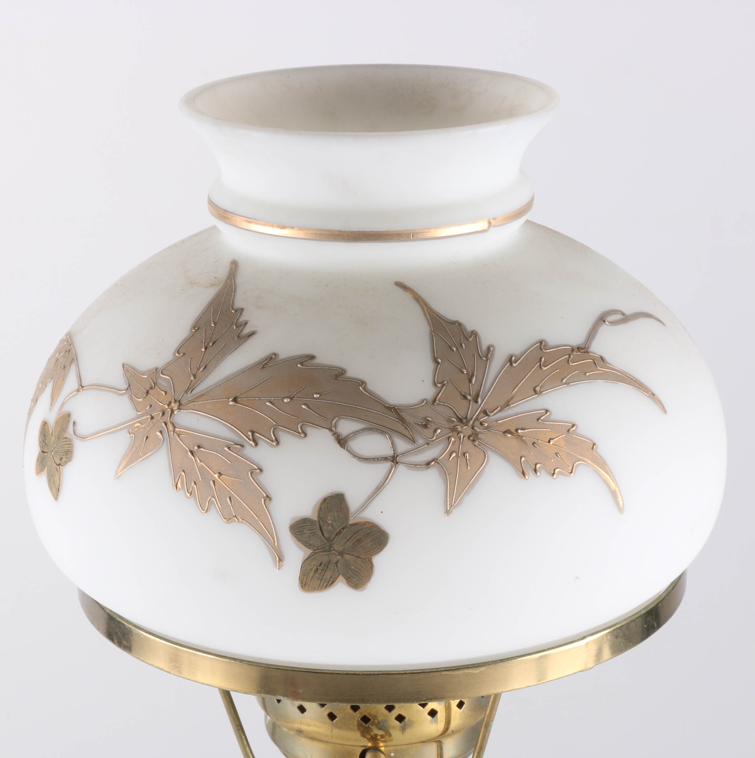 Embellished Victorian Style Hurricane Lamp