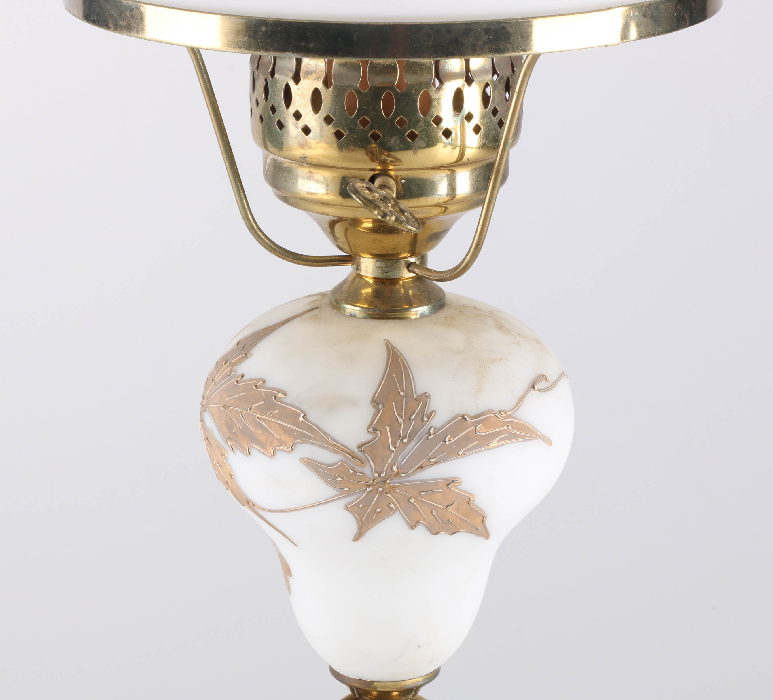 Embellished Victorian Style Hurricane Lamp