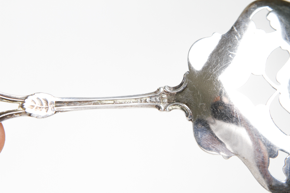 Collection of Sterling Spoons, Spreaders and a Serving Utensil