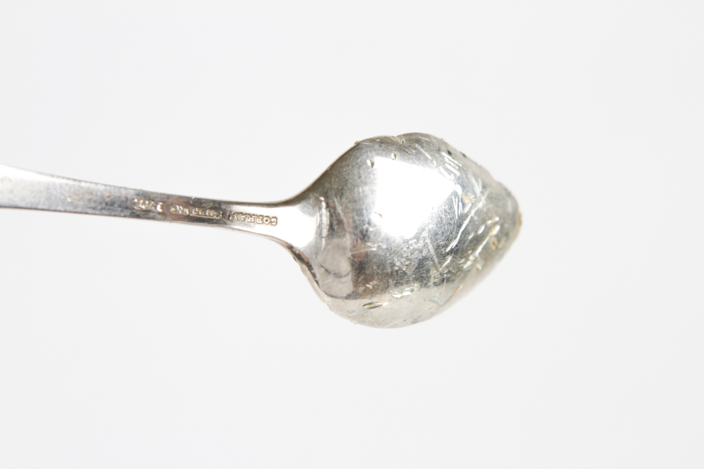 Collection of Sterling Spoons, Spreaders and a Serving Utensil