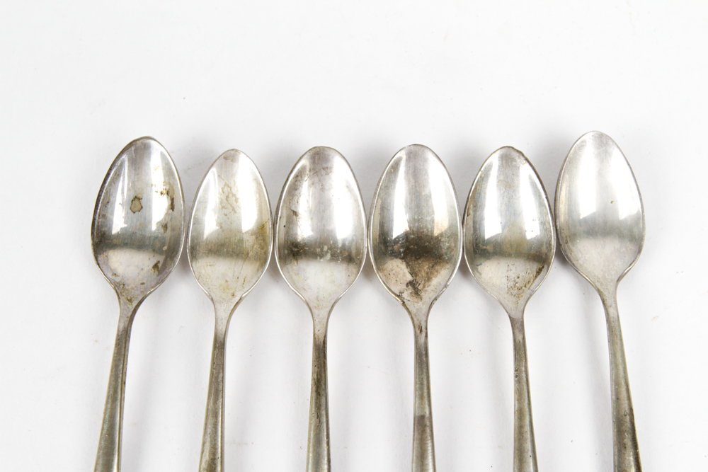 Collection of Sterling Spoons, Spreaders and a Serving Utensil