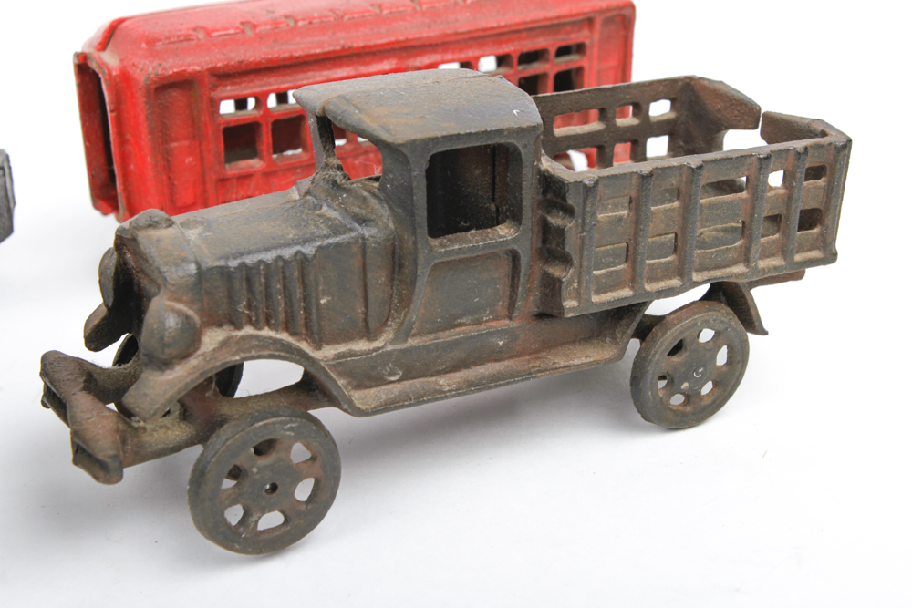 Cast Iron Trains and Trucks