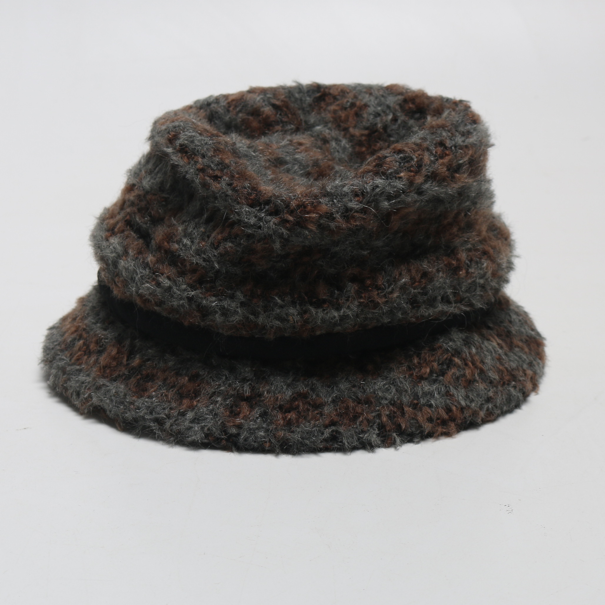 Women's Vintage Bouclé Peach Basket Style Hat