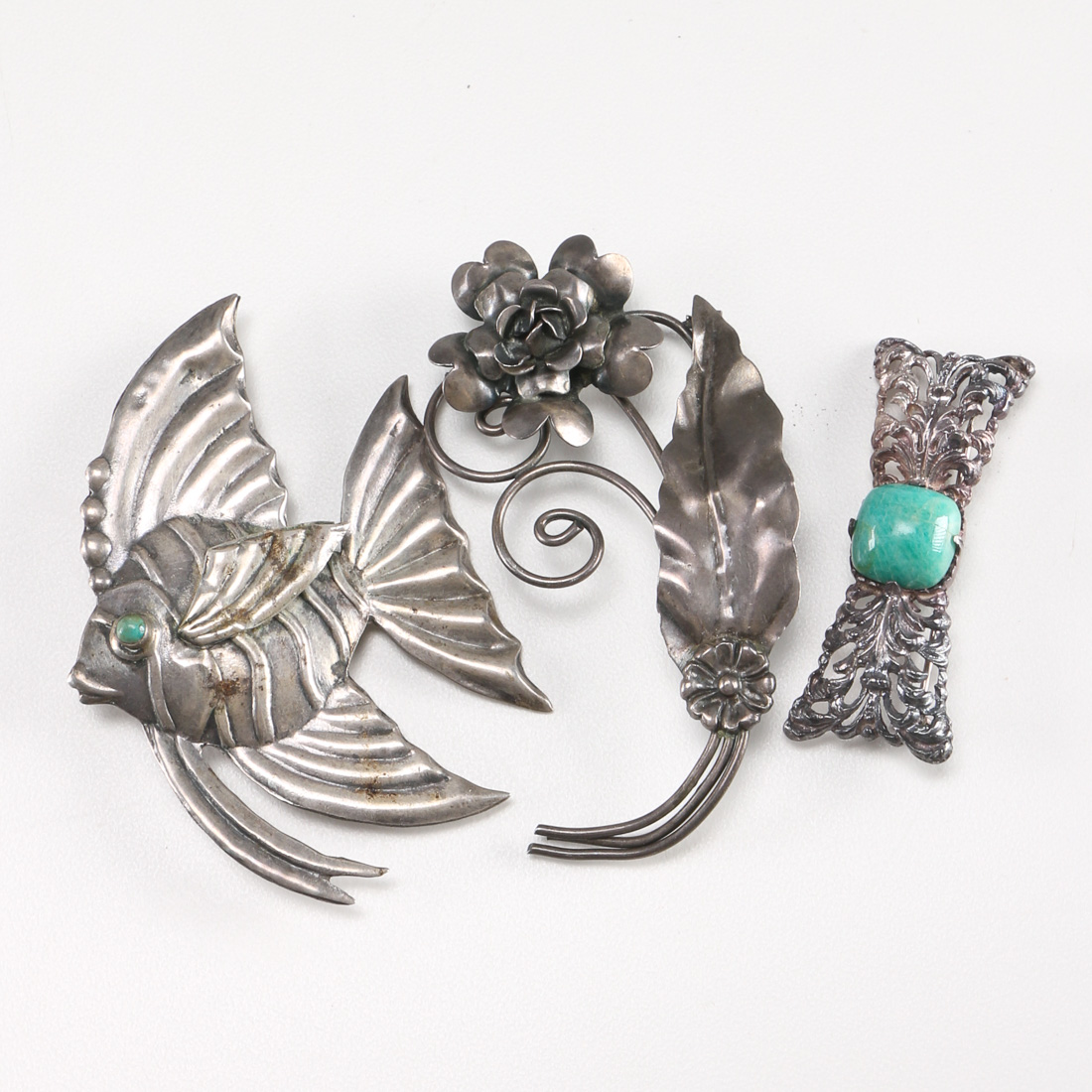 Sterling Silver Brooches