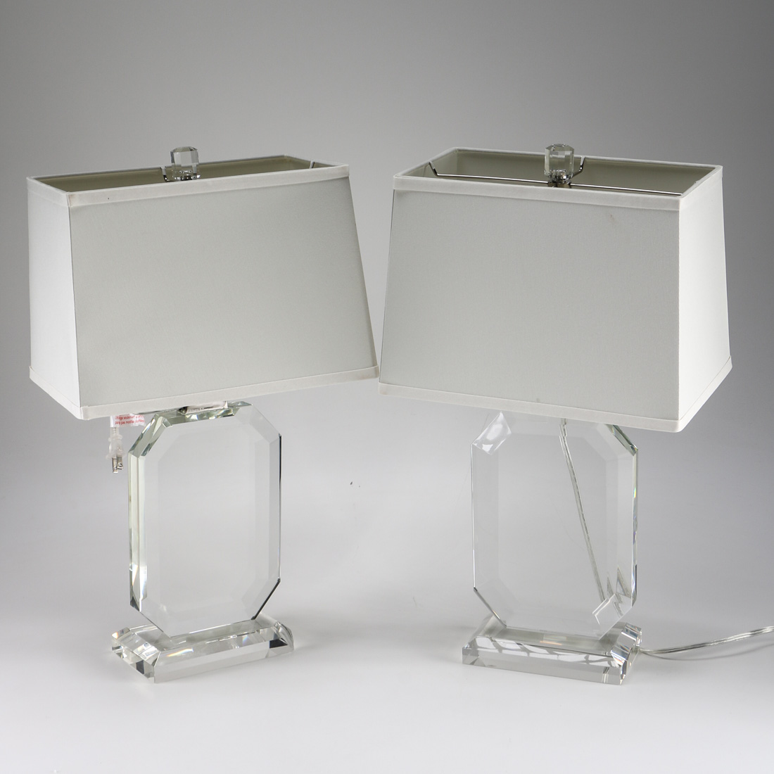 Set of Ralph Lauren Crystal Table Lamps