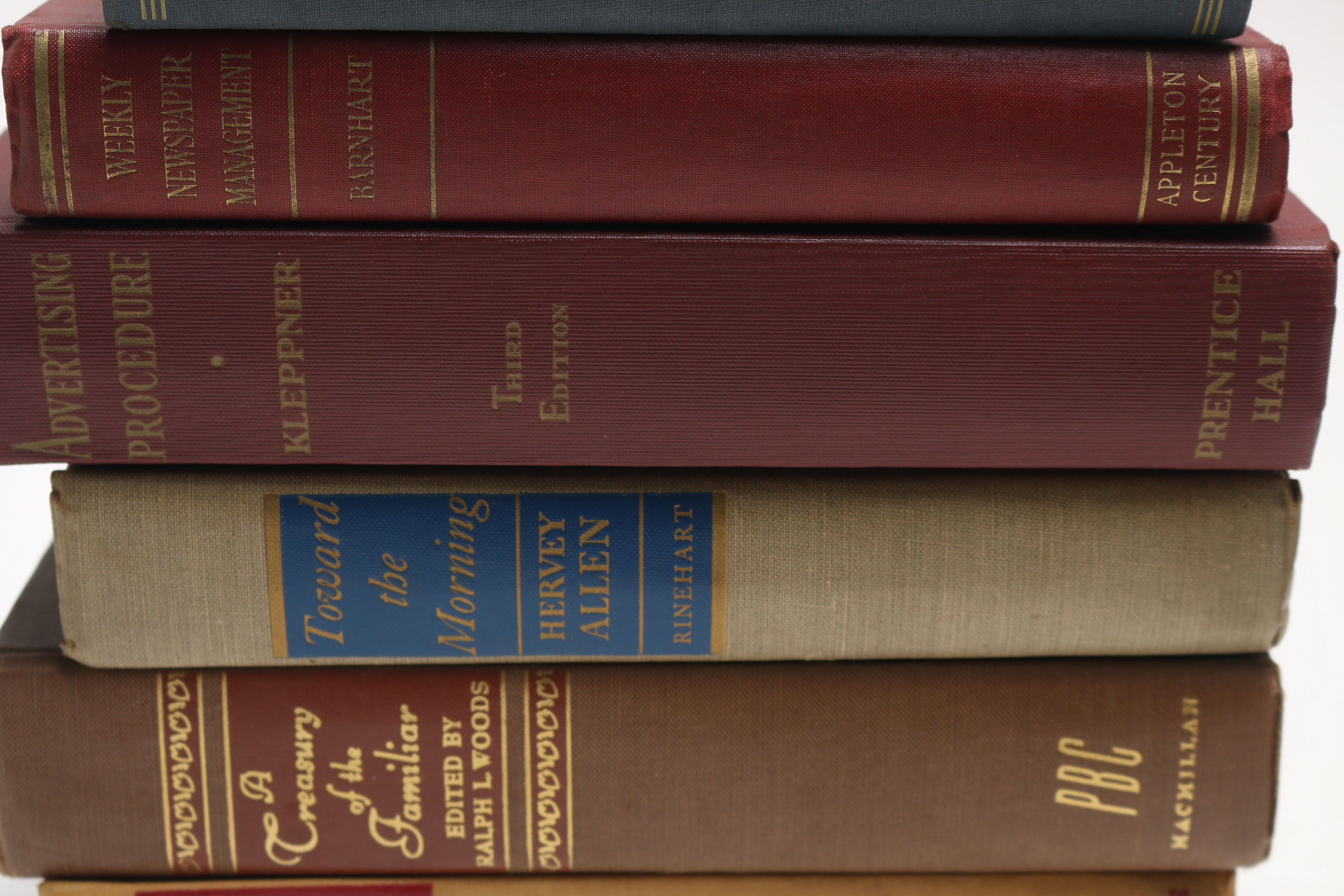 Vintage Book Collection of Poetry, Prose and Management Advice Titles