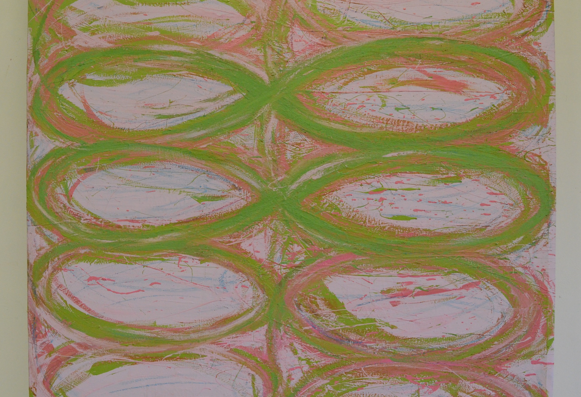 Nicholas Barbieri Mixed Media Painting "Loopdance"