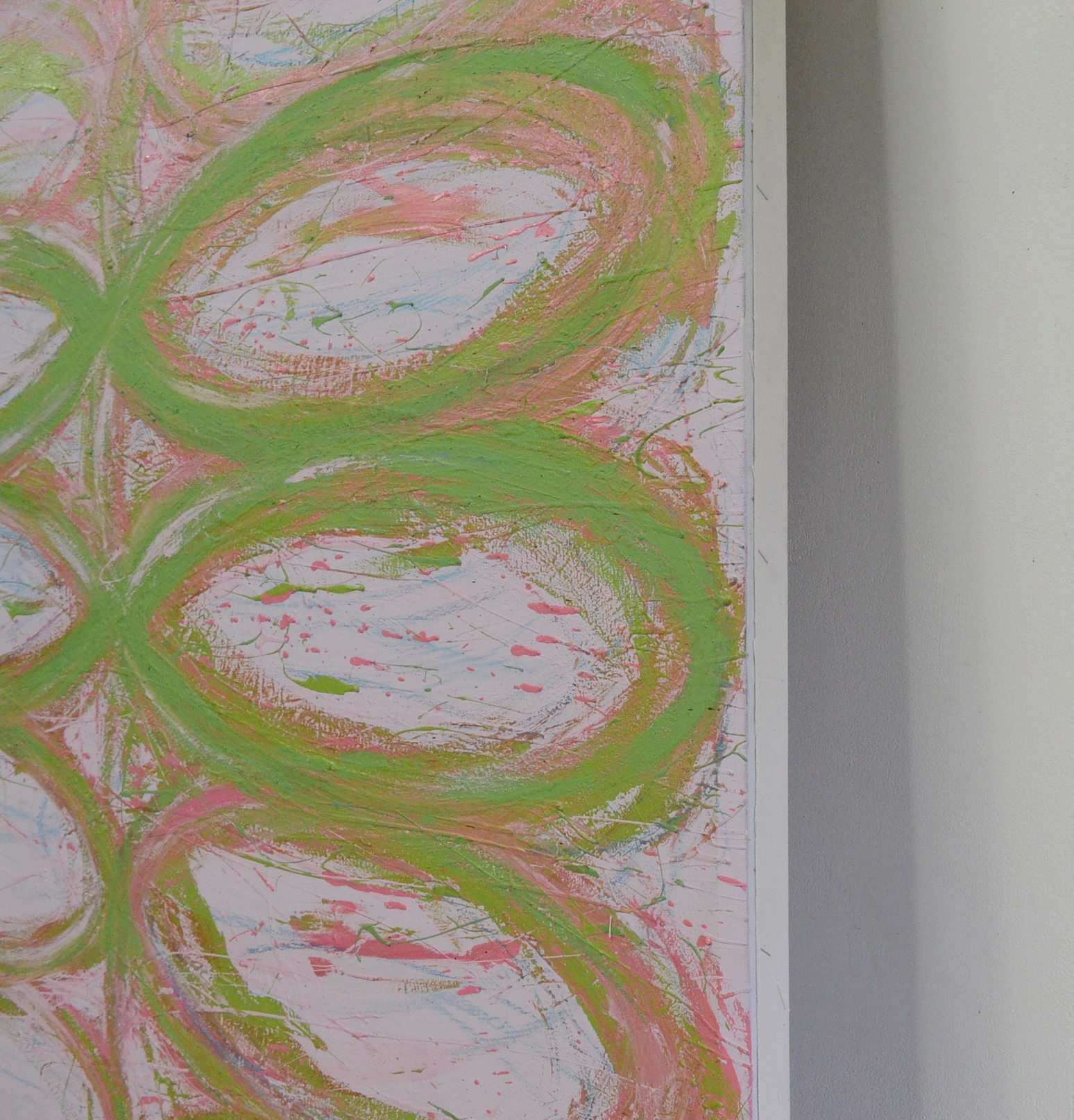 Nicholas Barbieri Mixed Media Painting "Loopdance"