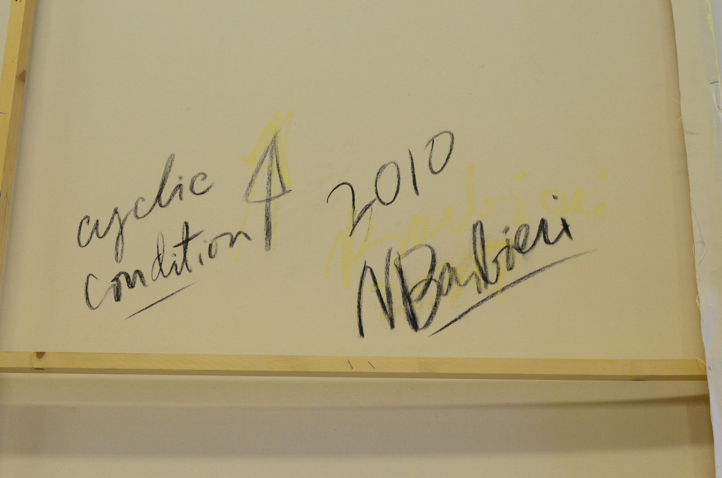 Nicholas Barbieri Mixed Media Painting "Cyclic Condition"