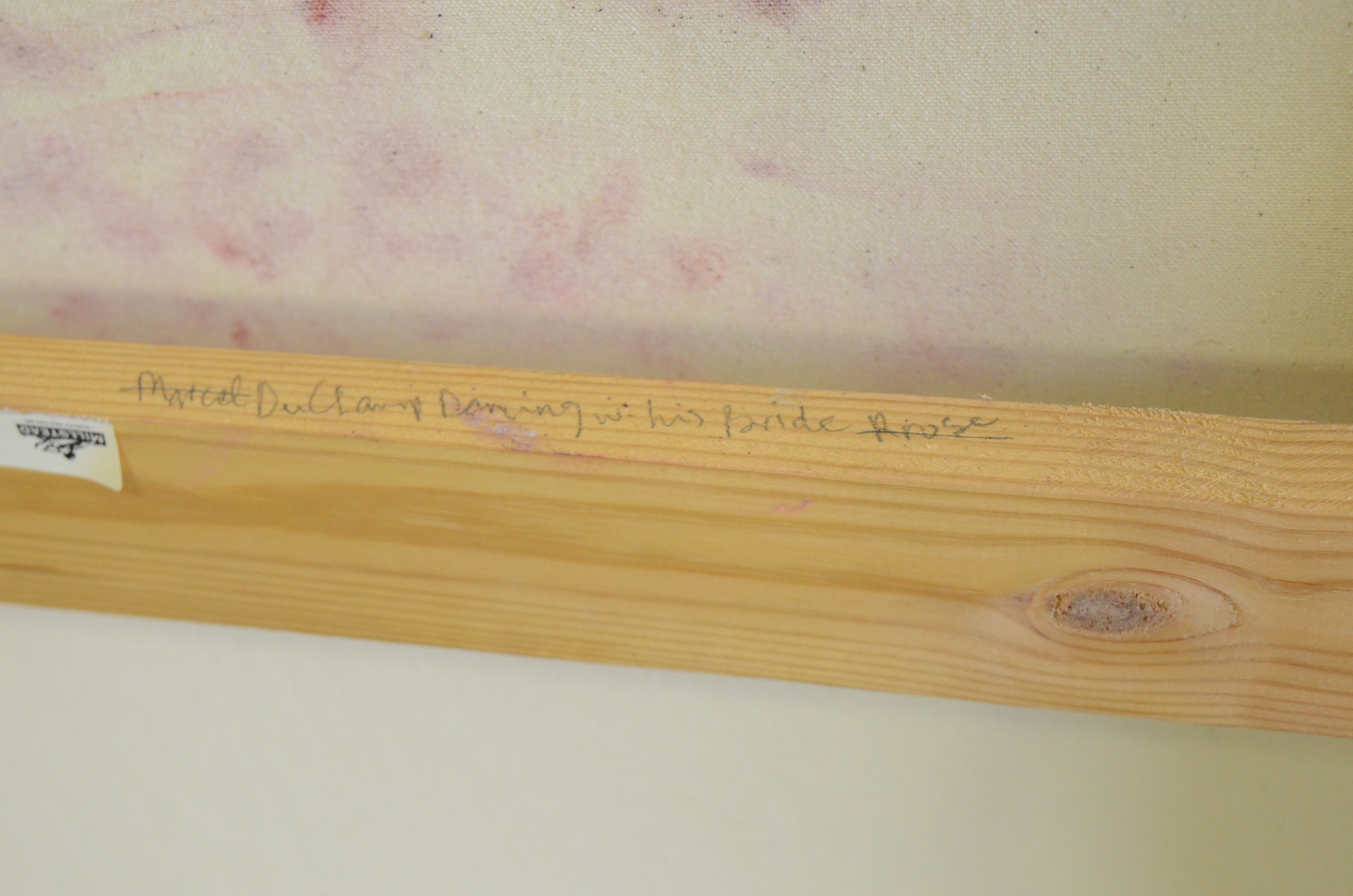 Nicholas Barbieri Oil Painting "DuChamp Dancing with his Bride"