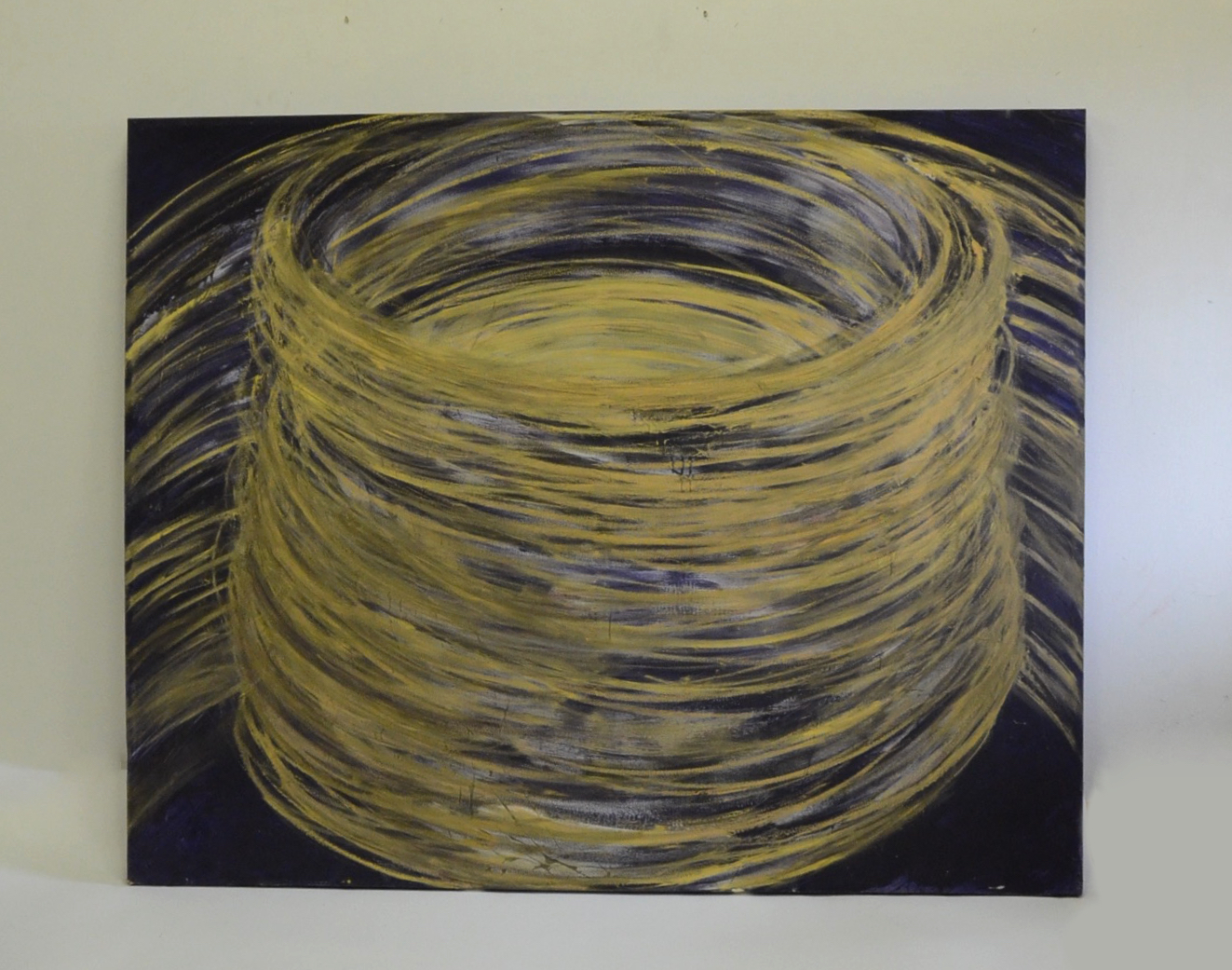 Nicholas Barbieri Mixed Media Painting "Spacetime Roll"
