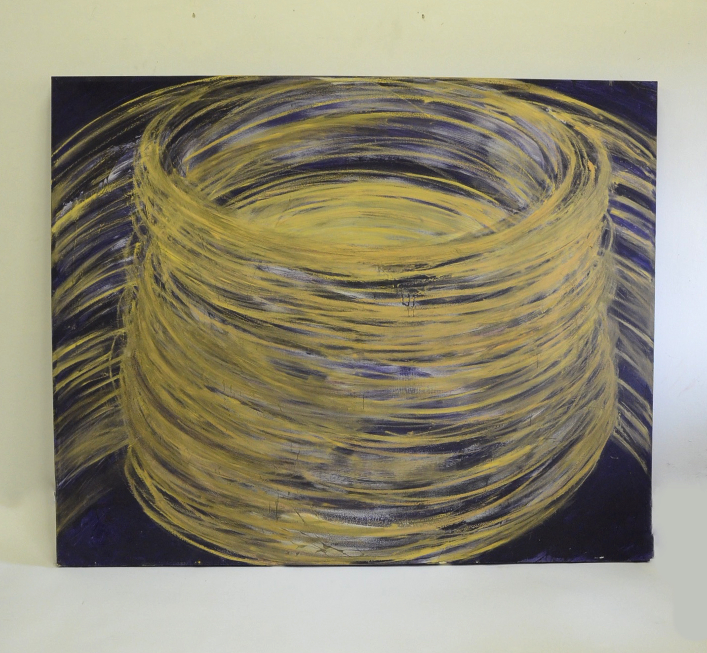 Nicholas Barbieri Mixed Media Painting "Spacetime Roll"