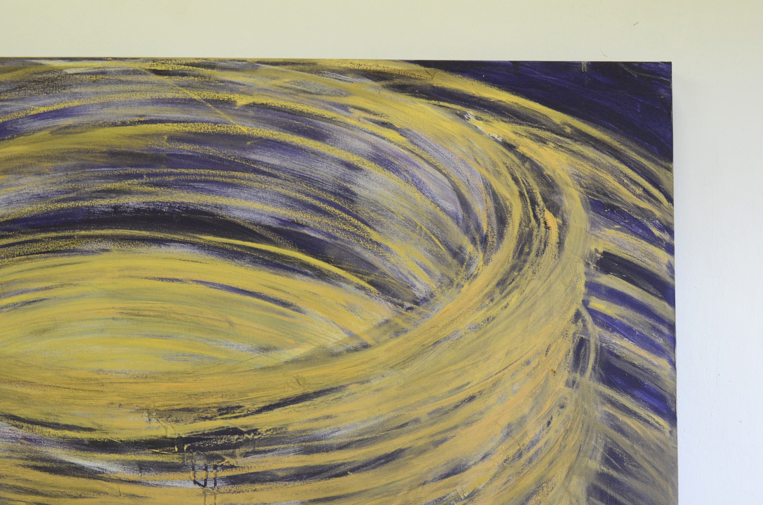 Nicholas Barbieri Mixed Media Painting "Spacetime Roll"