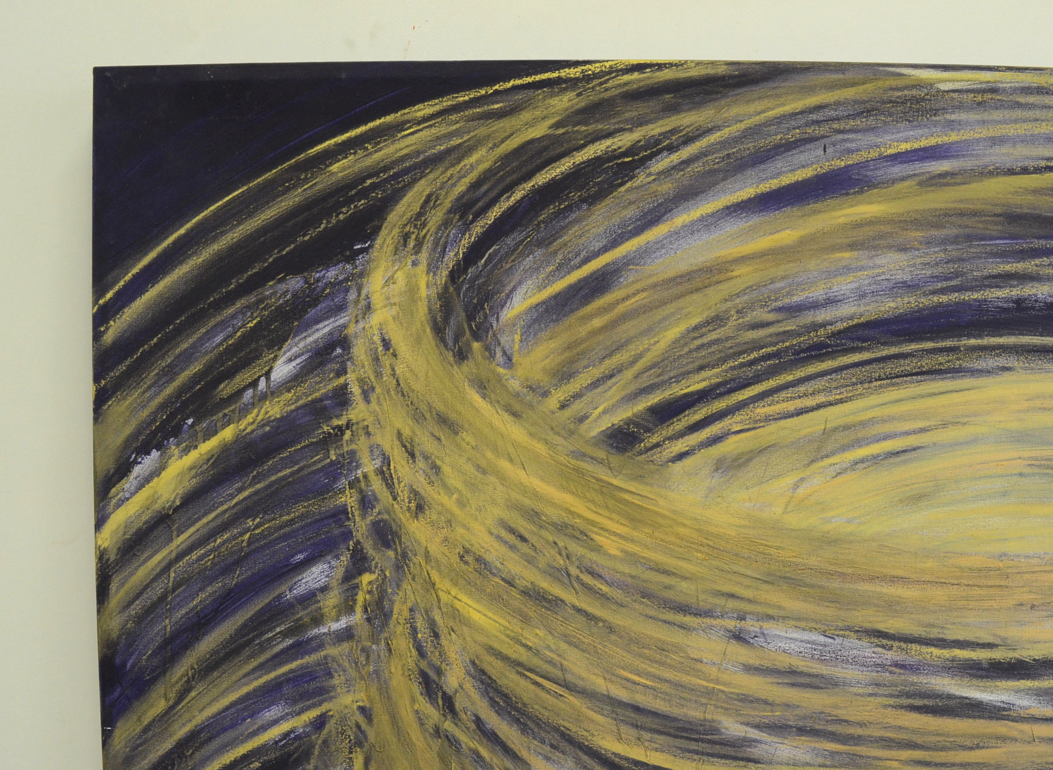 Nicholas Barbieri Mixed Media Painting "Spacetime Roll"