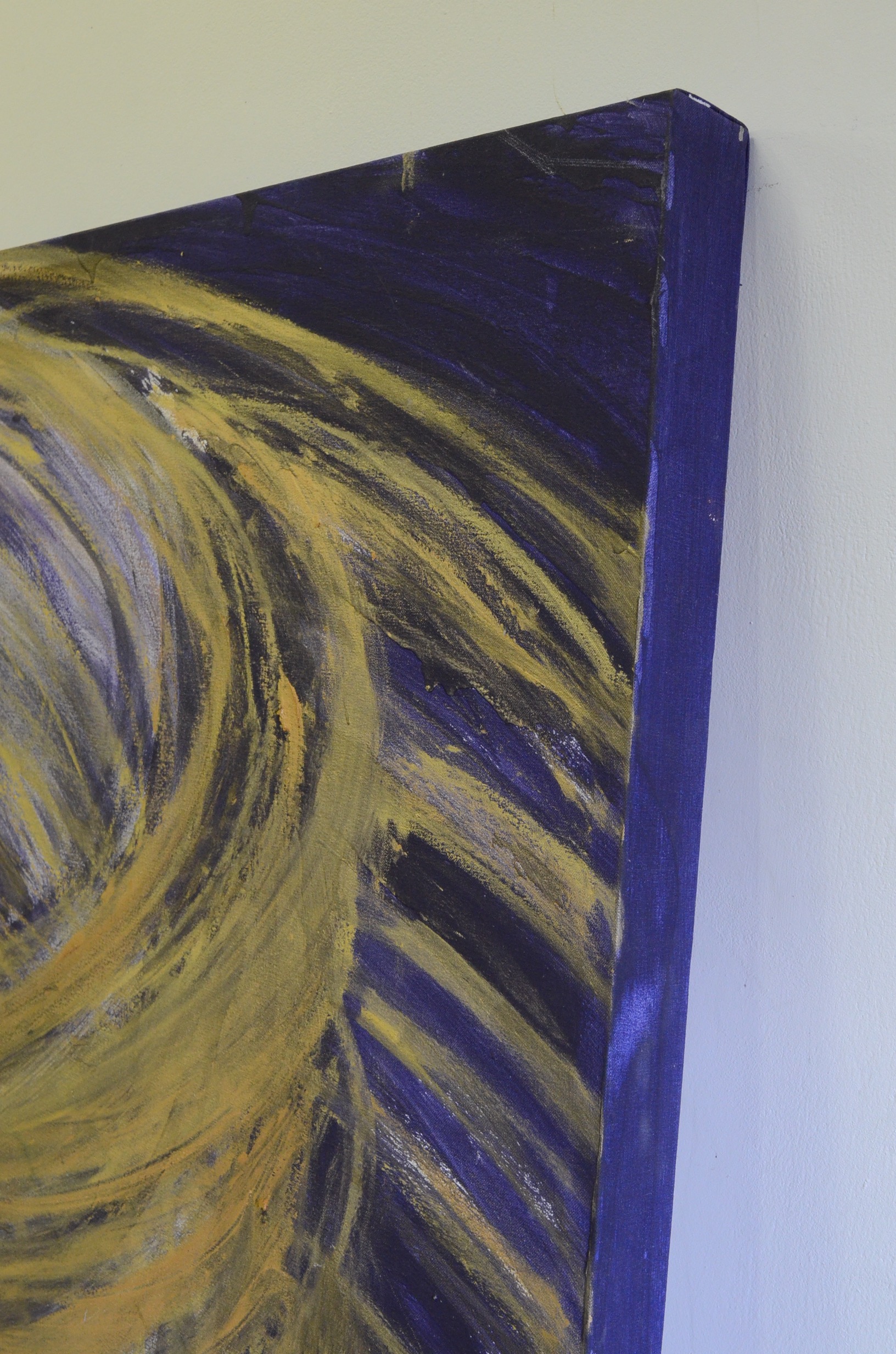 Nicholas Barbieri Mixed Media Painting "Spacetime Roll"