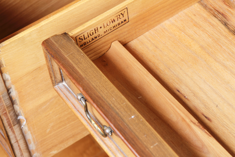 Sligh-Lowry Leather Top Desk