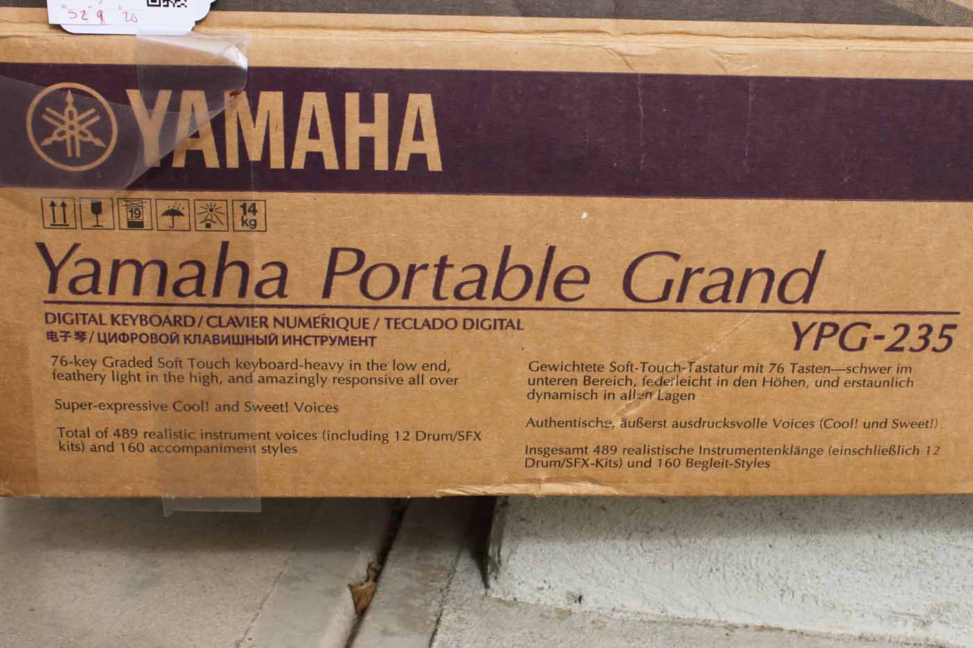 Yamaha Portable Grand Piano Digital Keyboard With Stand