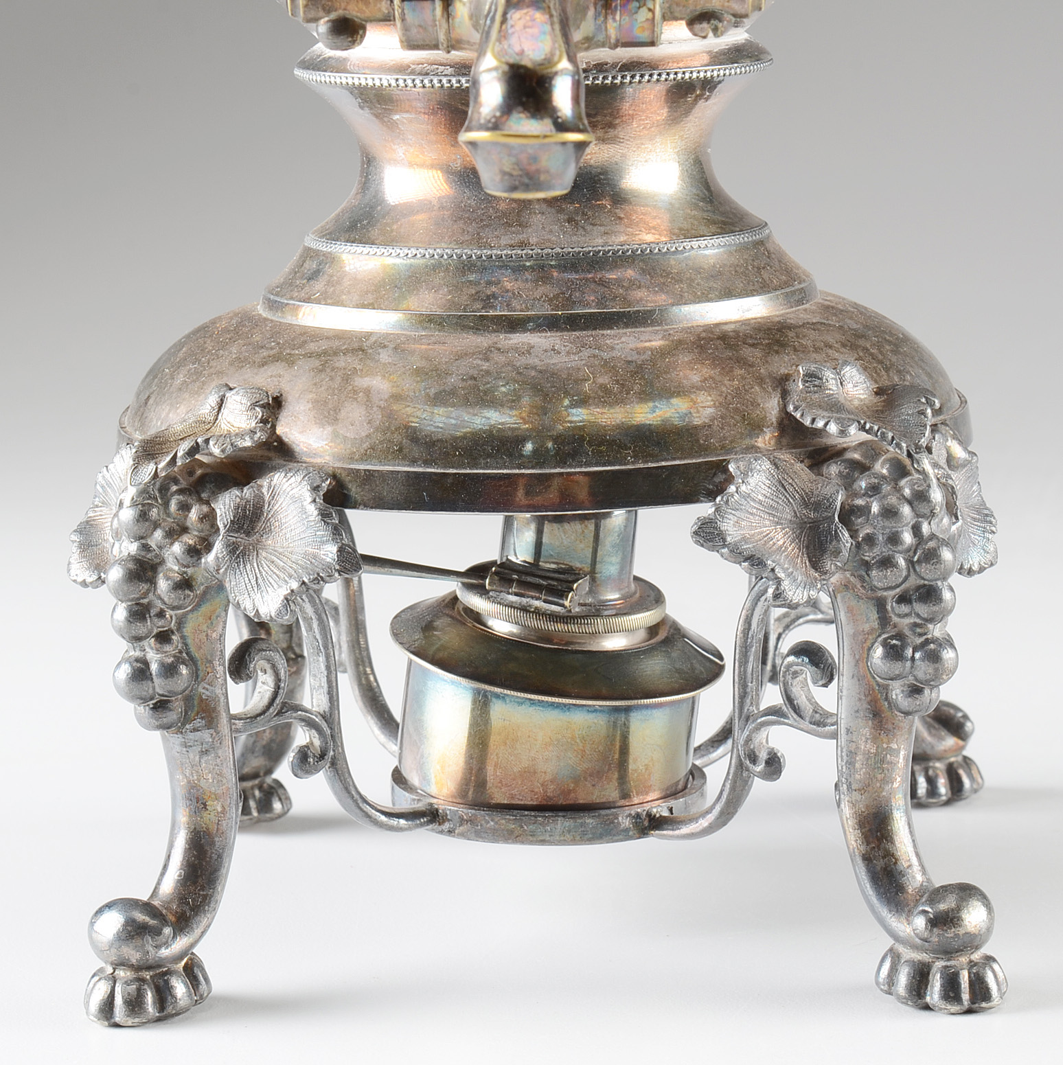 Vintage Meriden Silver Plate Coffee Urn with Sterno