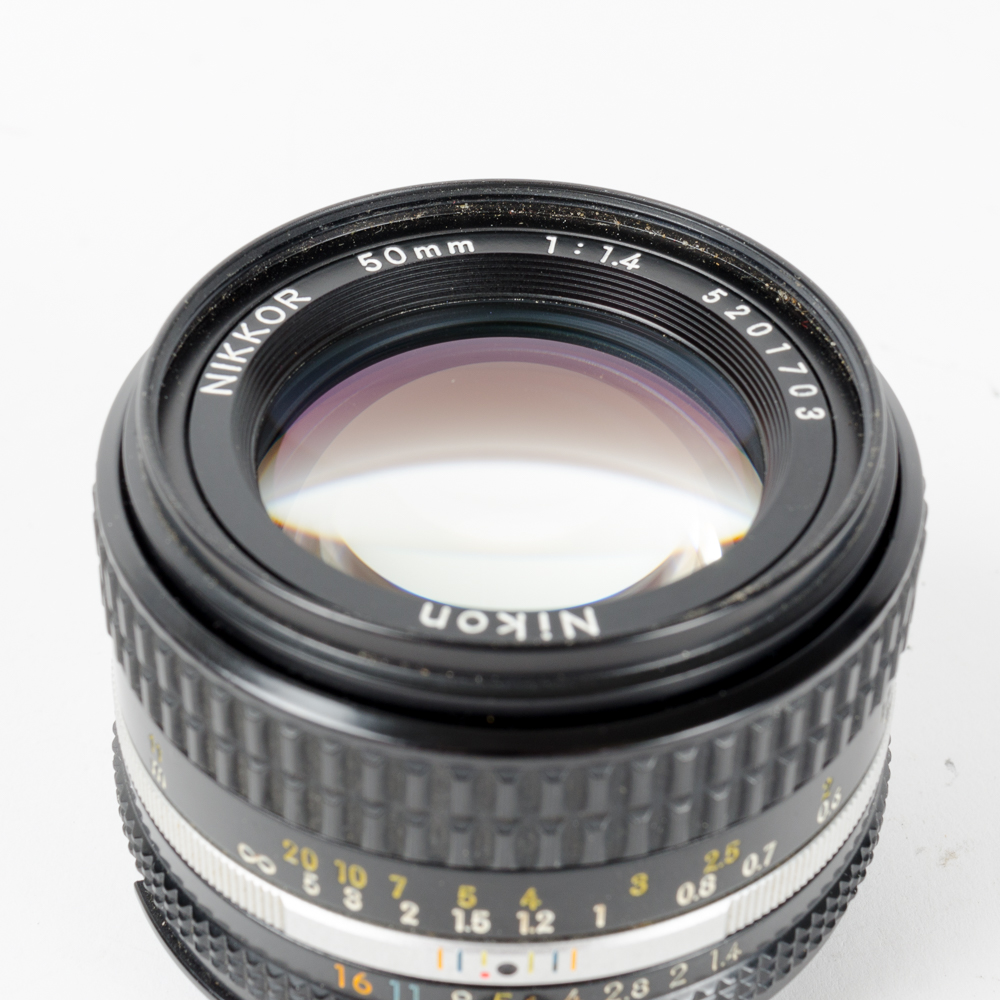 Nikon FG 35mm SLR Camera, Nikkor 50mm f/1.4 Lens and Accessories