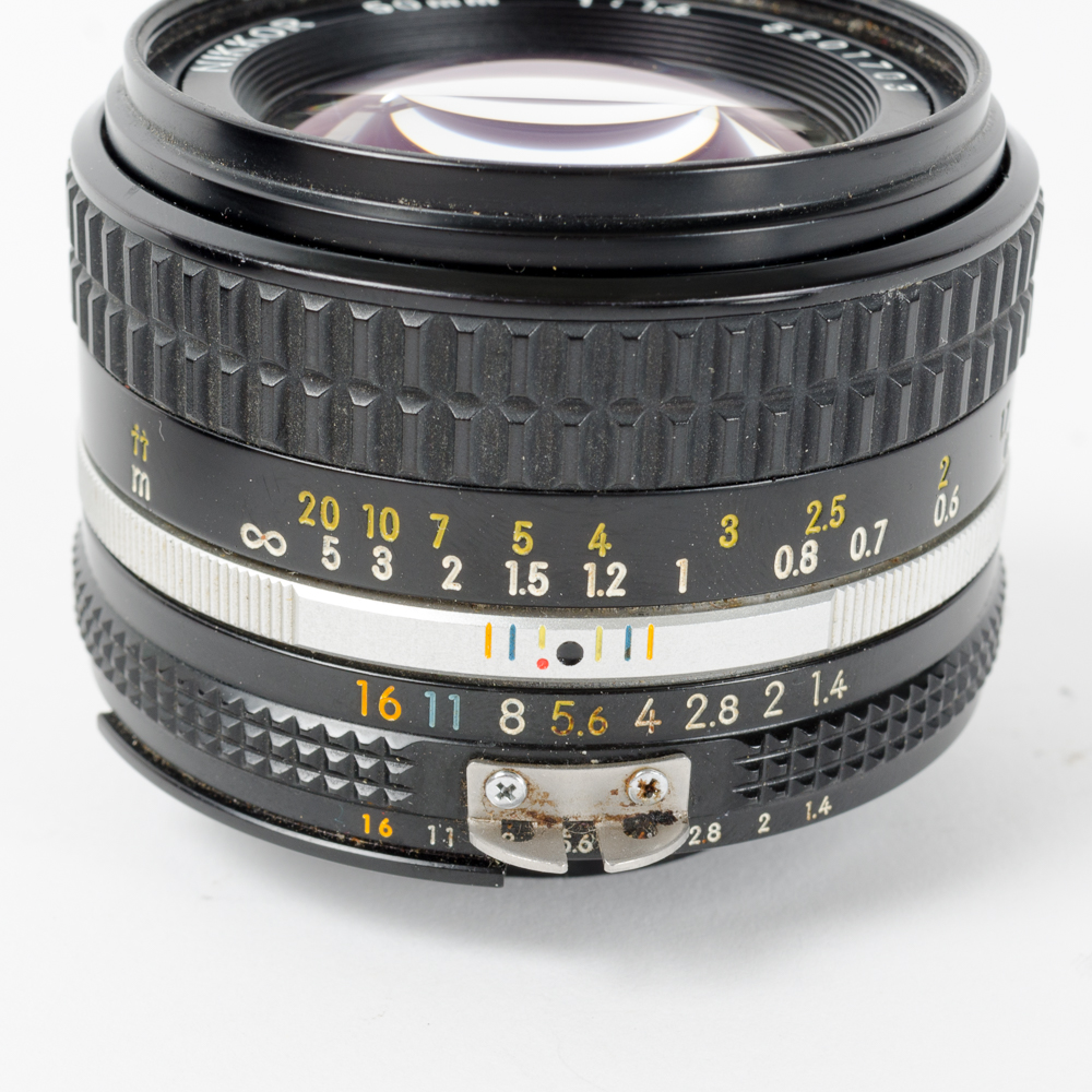 Nikon FG 35mm SLR Camera, Nikkor 50mm f/1.4 Lens and Accessories