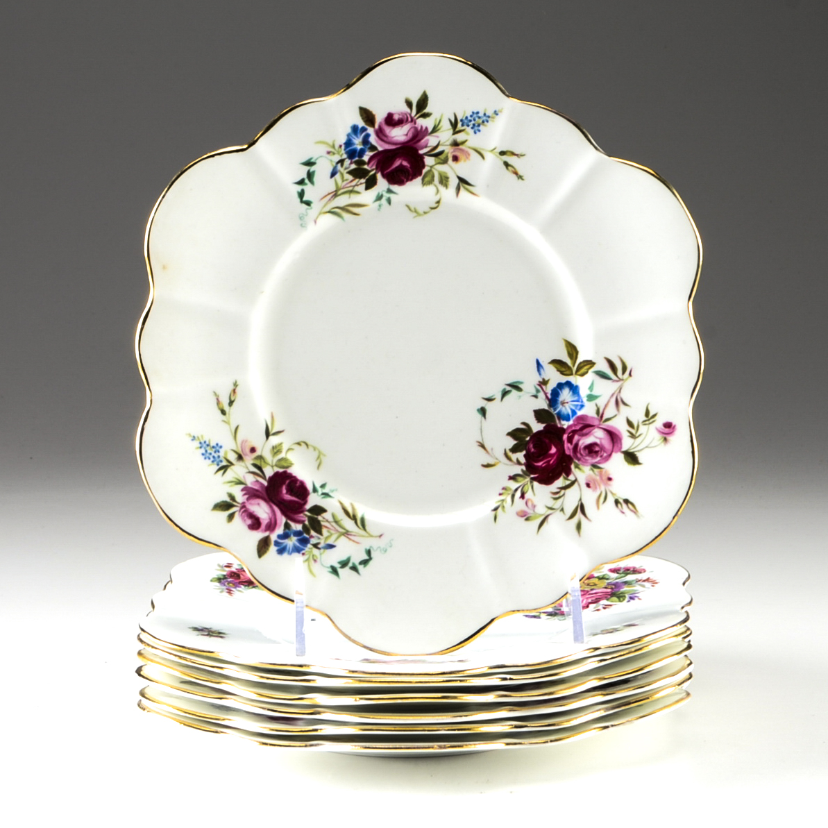 Collection of Royal Stuart Spencer Stevenson Plates